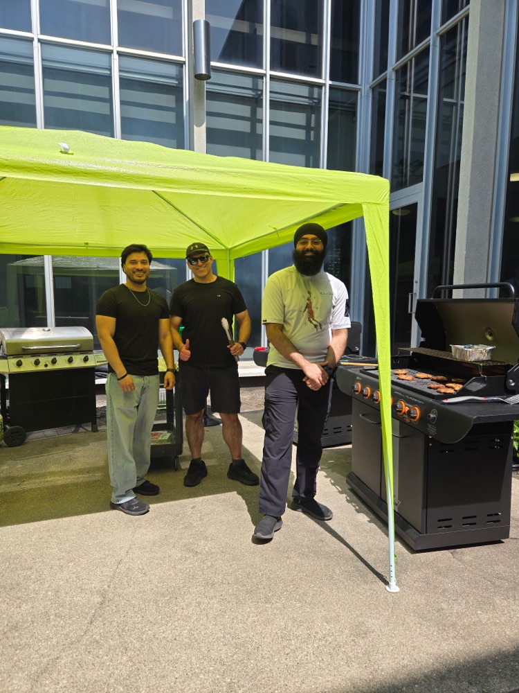 Lab grill crew